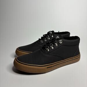 Sperry Men's Striper Storm Chukka Winter Boot in Black Waterproof Leather